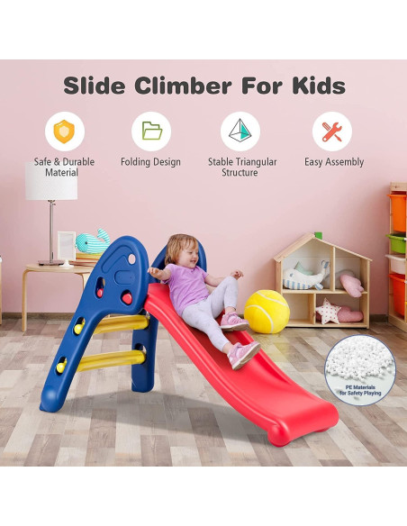 Tobogán Plegable Fireflowery para Niños 110.5x39.4cm