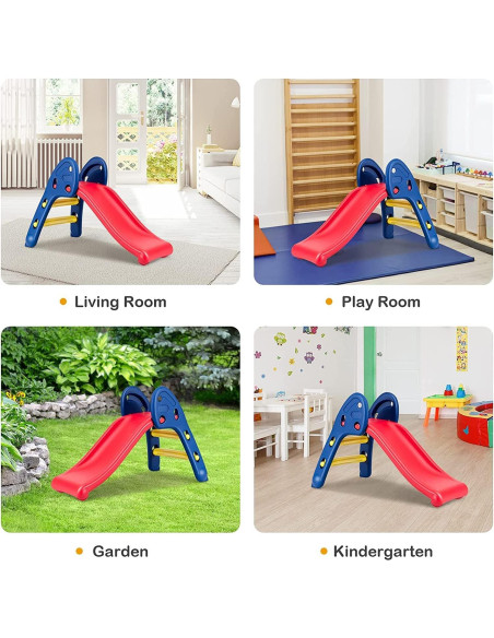 Tobogán Plegable Fireflowery para Niños 110.5x39.4cm