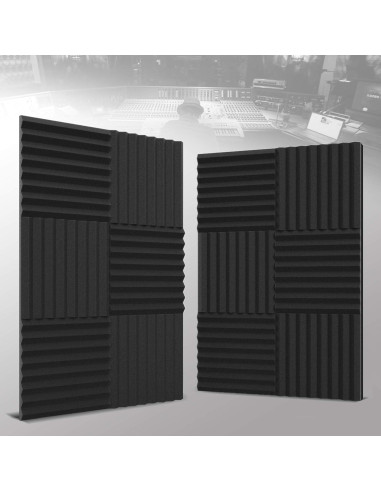 Paquete de 52 Paneles Acústicos Audiosoul 30x30 cm Carbón