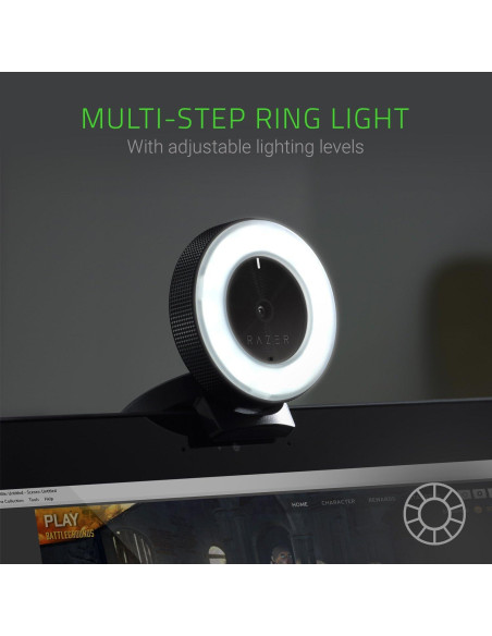 Cámara Web Razer Kiyo 1080p 30 FPS Luz de Anillo