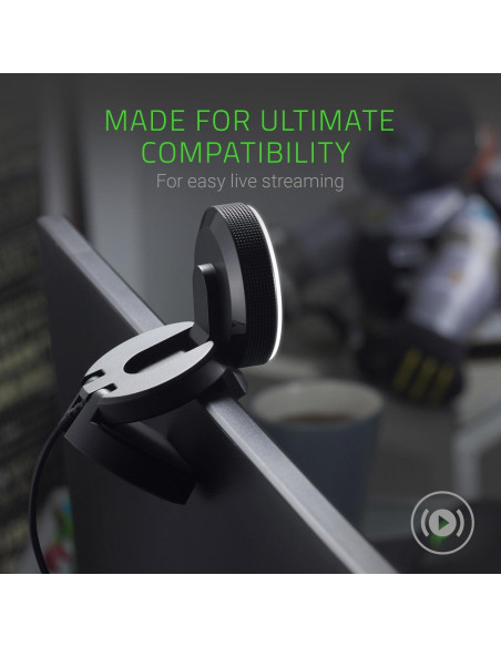 Cámara Web Razer Kiyo 1080p 30 FPS Luz de Anillo