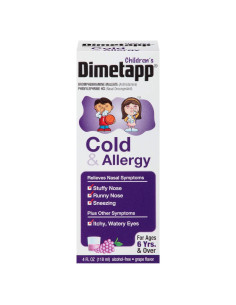 Dimetapp Frío y Alergia Niños 24 Oz Antihistamínico Uva