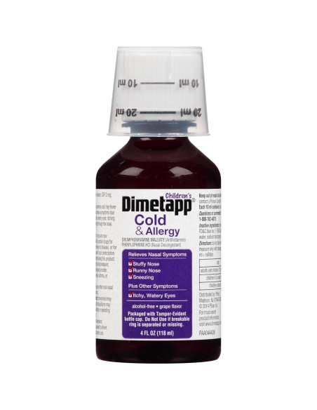 Dimetapp Frío y Alergia Niños 24 Oz Antihistamínico Uva