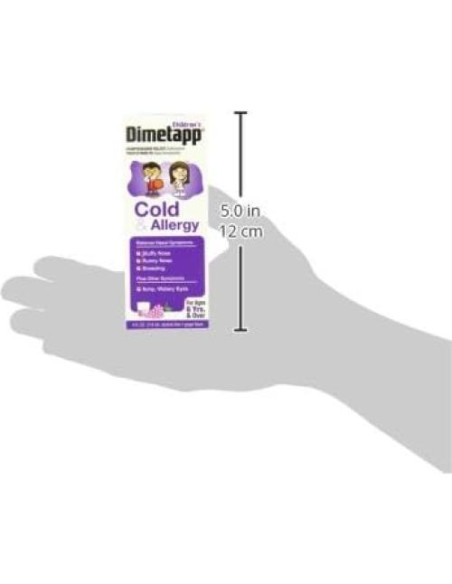 Dimetapp Frío y Alergia Niños 24 Oz Antihistamínico Uva
