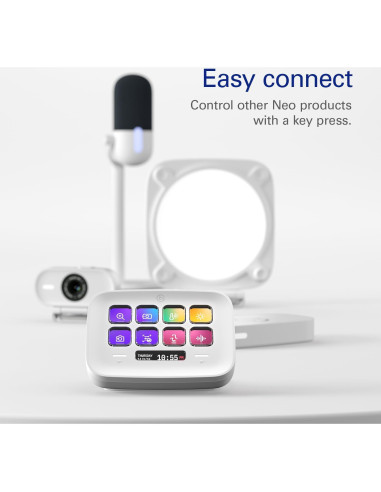 Controlador Elgato Stream Deck Neo - 8 Teclas Personalizables