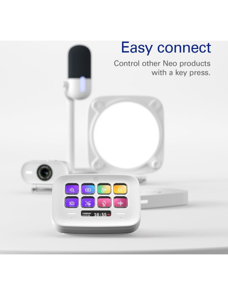 Controlador Elgato Stream Deck Neo - 8 Teclas Personalizables