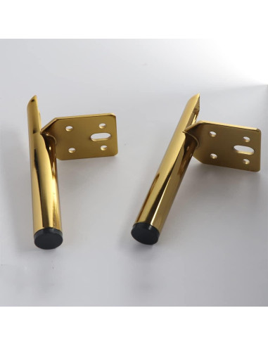 Piernas de Mueble Doradas ALXEH 30.48 cm Estilo Mid-Century