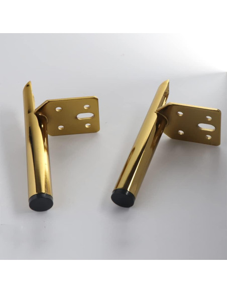 Piernas de Mueble Doradas ALXEH 30.48 cm Estilo Mid-Century
