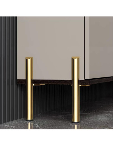 Piernas de Mueble Doradas ALXEH 30.48 cm Estilo Mid-Century