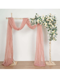 Arco de Boda Cuadrado de Madera de Abedul 2.3m Tableclothsfactory 2