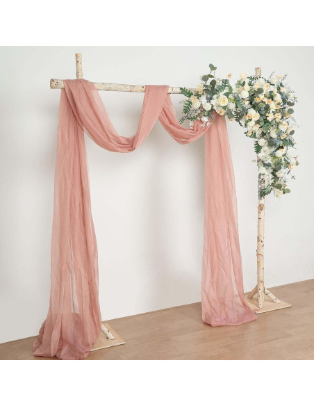 Arco de Boda Cuadrado de Madera de Abedul 2.3m Tableclothsfactory