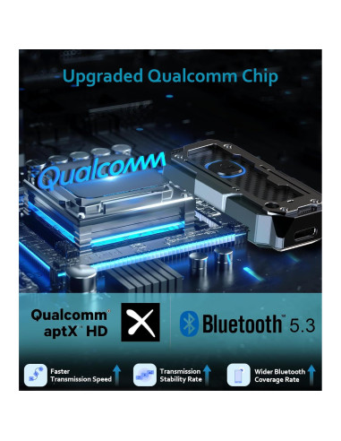 Adaptador Bluetooth 5.3 Dongguan C82 Receptor Transmisor 3.5mm