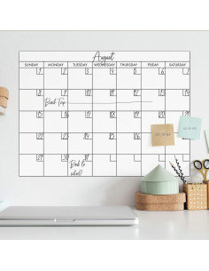 Calendario de Borrado en Seco RoomMates 44.5x61 cm Blanco 2