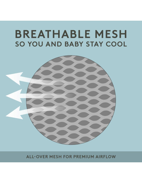 Portabebés Baby Tula Explore Malla 0.45 - 20 kg Ajustable