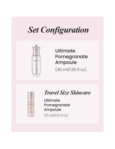 Conjunto Ampoule Granada Sooryehan 55 ml - Elasticidad y Tono Piel