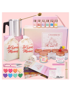 Kit de Fabricación de Velas CHAMBERY - 0.91Kg Cera Soja, 6 Aromas