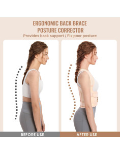 Corrector de Postura Fit Geno Ajustable para Hombres y Mujeres 2