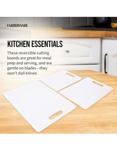 Juego de 3 Tablas de Cortar Farberware Apta para Lavavajillas 2
