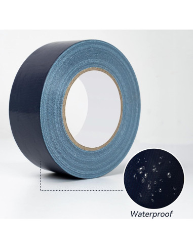 Cinta adhesiva Reniteco azul marino 5.08 cm x 41 m impermeable