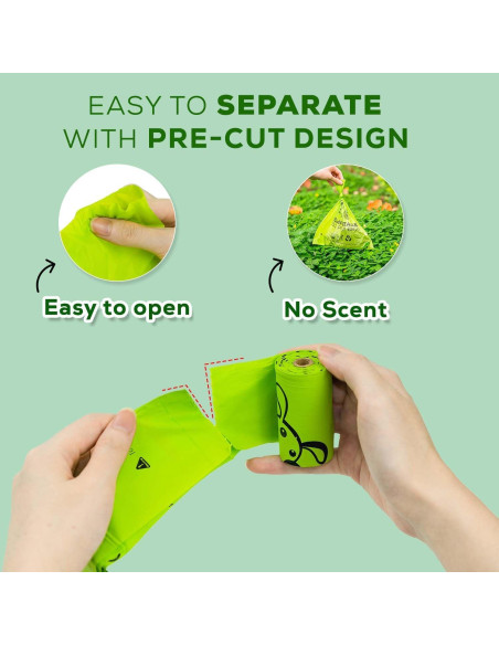 Bolsas Compostables ANECO para Excrementos de Perro - 135 Unidades