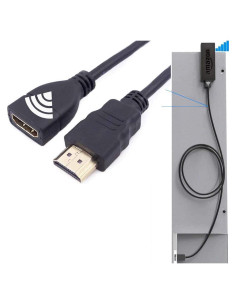 Extensor HDMI PDEEY 1.52 m Macho a Hembra 4K para Streaming
