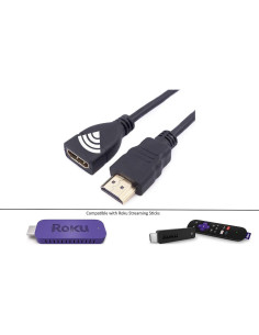 Extensor HDMI PDEEY 1.52 m Macho a Hembra 4K para Streaming 2