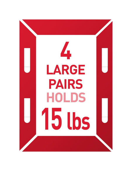 Tiradores de Pared Command 15 lb Blancos, 4 Pares, Resistentes al Agua