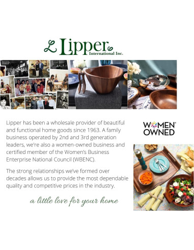 Tabla de Cortar y Servir Lipper International de Teca 30.5x22.9 cm