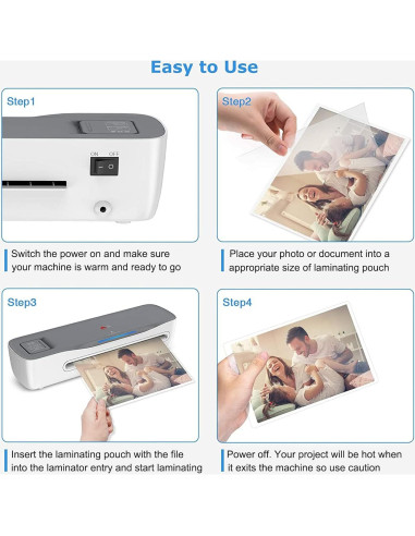 Hojas de Laminado MPRT 22.6 x 29 cm 3 Mil Paquete 200