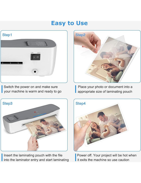 Hojas de Laminado MPRT 22.6 x 29 cm 3 Mil Paquete 200