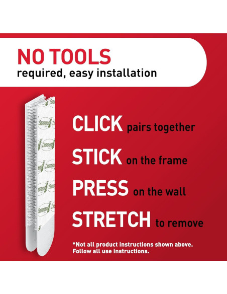 Tiradores de Pared Command 15 lb Blancos, 4 Pares, Resistentes al Agua