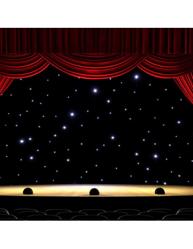 Fondo LED Estrellado 3x6m Upthehill para Escenario