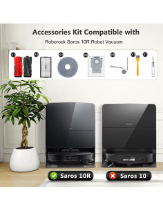 Kit de Accesorios Soniicmomo para Aspiradora Roborock Saros 10R 2