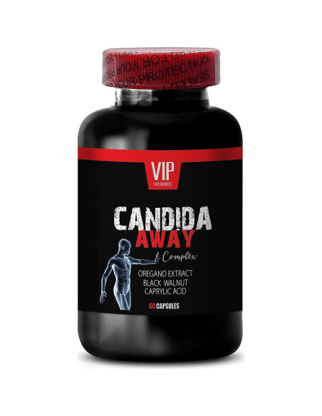 Suplemento Digestivo Reishi Candida Away 60 Cápsulas