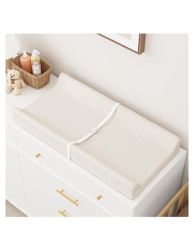 Almohadilla de Cambio de Pañales Premium U - Cuero Impermeable