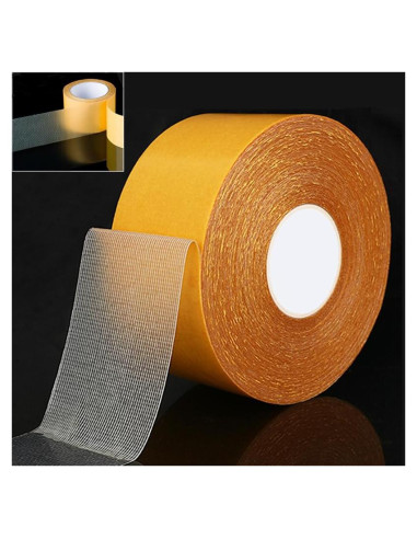 Cinta Adhesiva Doble Cara 3 cm x 20 m PLWCAMI Alta Resistencia