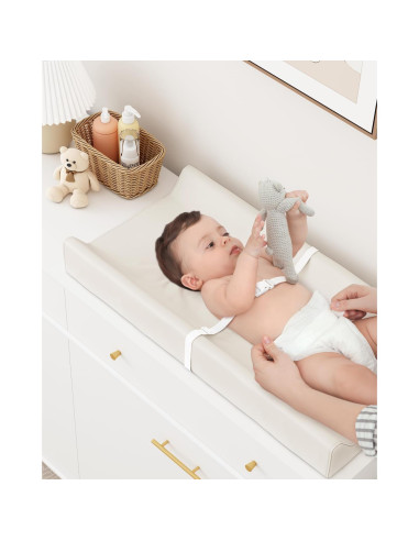 Almohadilla de Cambio de Pañales Premium U - Cuero Impermeable