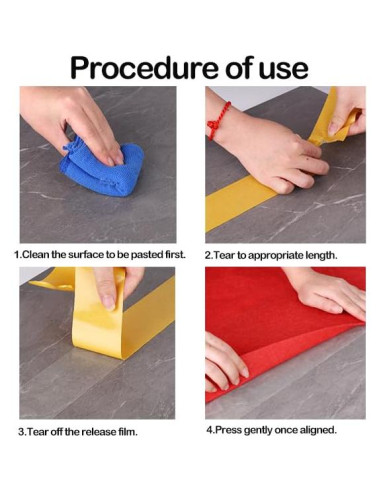 Cinta Adhesiva Doble Cara 3 cm x 20 m PLWCAMI Alta Resistencia