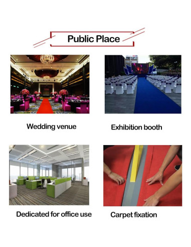 Cinta Adhesiva Doble Cara 3 cm x 20 m PLWCAMI Alta Resistencia