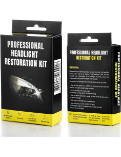 Kit de Restauración de Faros Phantom Clear - 3 Pasos, Sin Herramientas 2