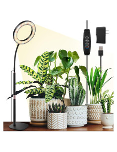 Luz de Crecimiento LED LPMZMBL 1 Cabeza 15W Espectro Completo