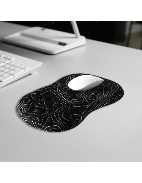 Almohadilla de Ratón Ergonómica WLLHYF con Soporte para Muñeca