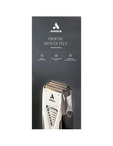 Afeitadora Andis Pro Foil 17255 Lithium Titanio Negra