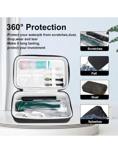 Funda de Viaje SMYV para Irrigador Dental Inalámbrico 25.4x16.5cm