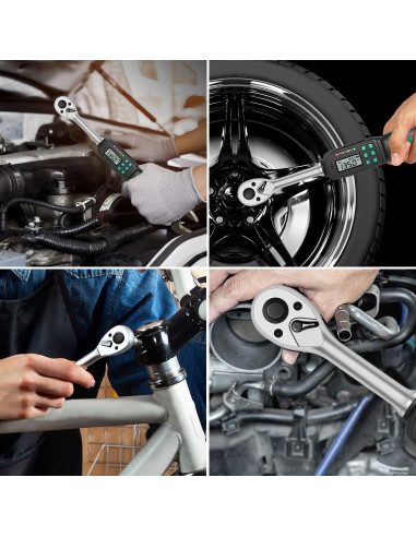 Llave de Torque Digital XLIT 1/2" 6.8-135 Nm Precisión +/-2%