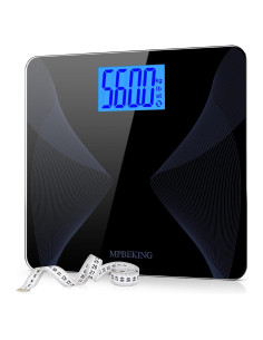 Báscula de Peso Corporal MPBEKING 256kg Pantalla LCD Retroiluminada