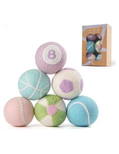 Bolas de Secado de Lana FUTURE FOOT XL 6 Piezas Naturales