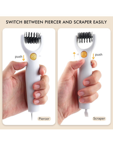 Herramienta de Manualidades 3 en 1 CYFUN, Cepillo y Raspador