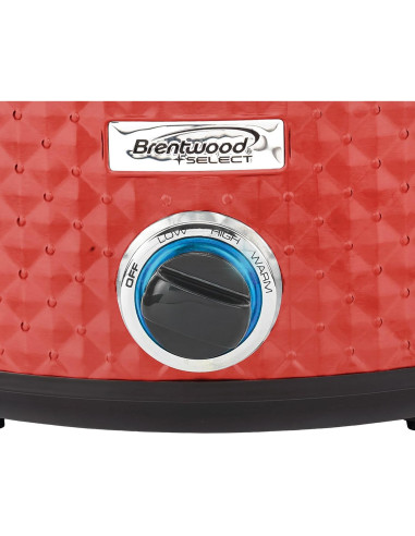 Cocina Lenta Brentwood Select 7 Cuartos Roja - 3 Calores