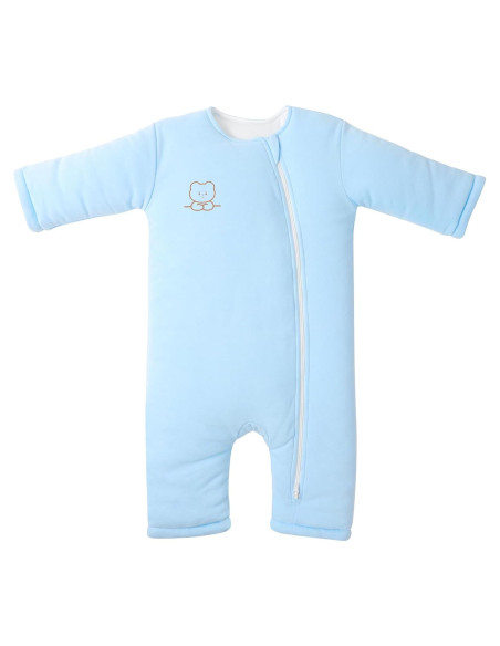 Saco de dormir Knirose algodón premium 3-6 meses azul